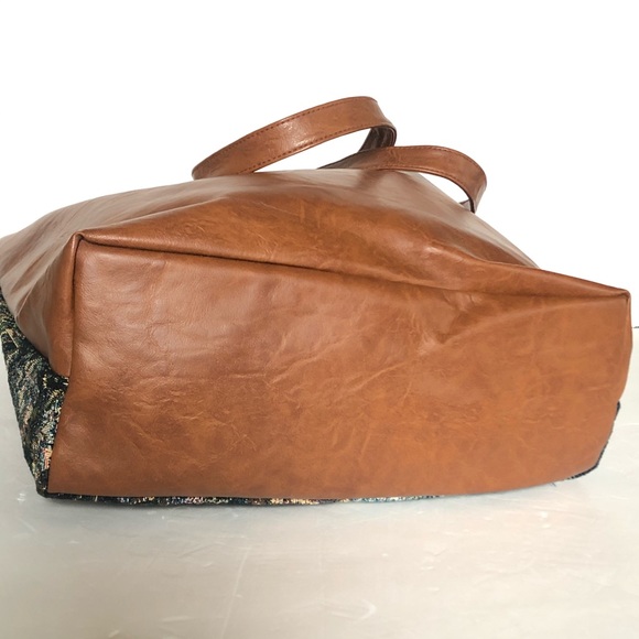 Thomas kinkade shoulder Vegan leather Tote bag - Picture 5 of 8